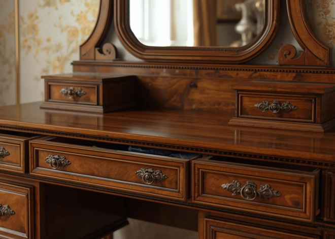 Meja Rias Kamar Selalu Berantakan? Coba Custom Furniture Jakarta dengan Laci Tersembunyi!