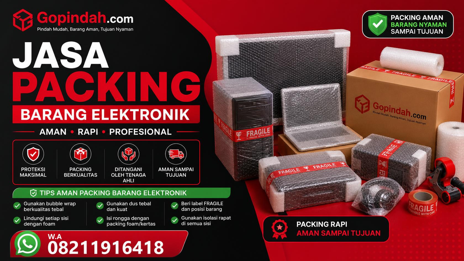 Jasa Packing Barang Elektronik Tips Aman dan Profesional